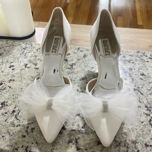 BADGLEY MISCHKA WEDDING HEELS